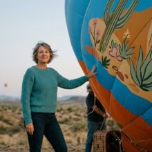 Arizona Cancer Patient’s Artwork Soars on Hot Air Balloon