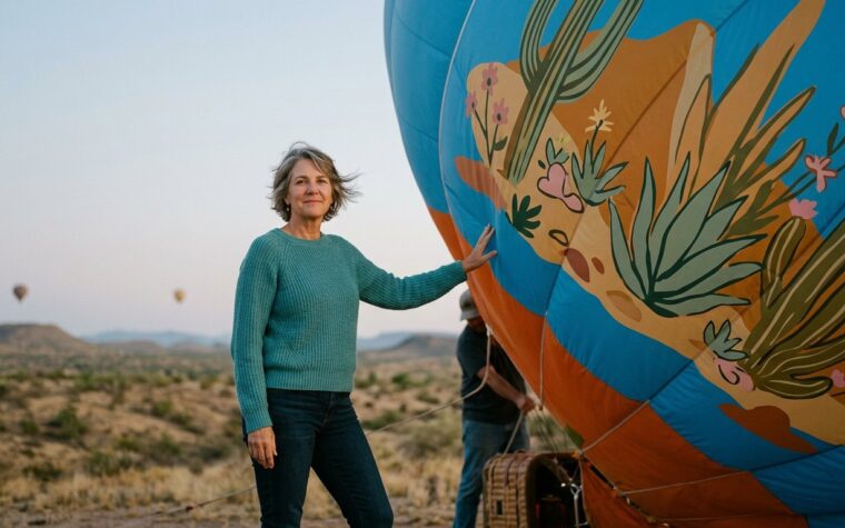 Arizona Cancer Patient’s Artwork Soars on Hot Air Balloon