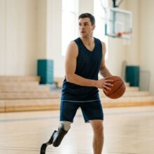Basketball Player Returns to Court After Cancer and Leg Amputation