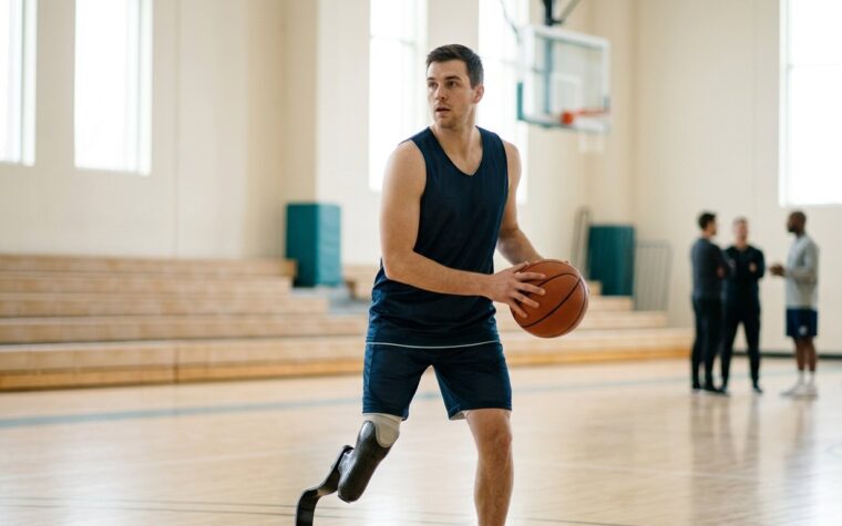 Basketball Player Returns to Court After Cancer and Leg Amputation