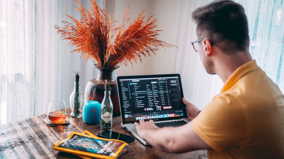 At-Home Blood Work: Every Option Compared - person using laptop health app